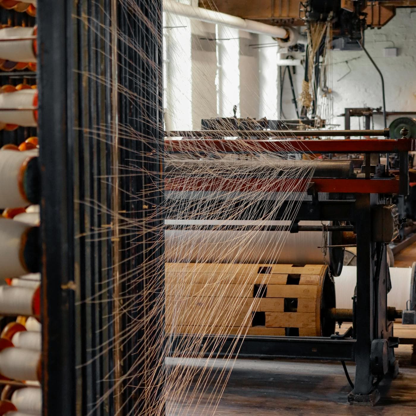Photo professionnelle d'une usine textile moderne